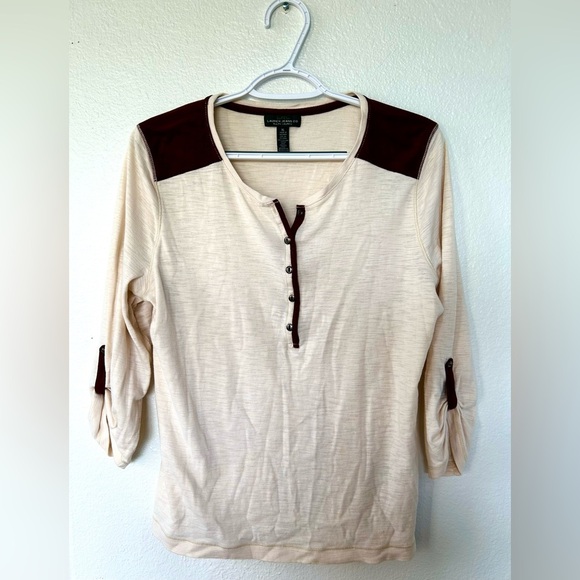 Ralph Lauren Tops - Ralph Lauren Western Henley Shirt Top Blouse size xl